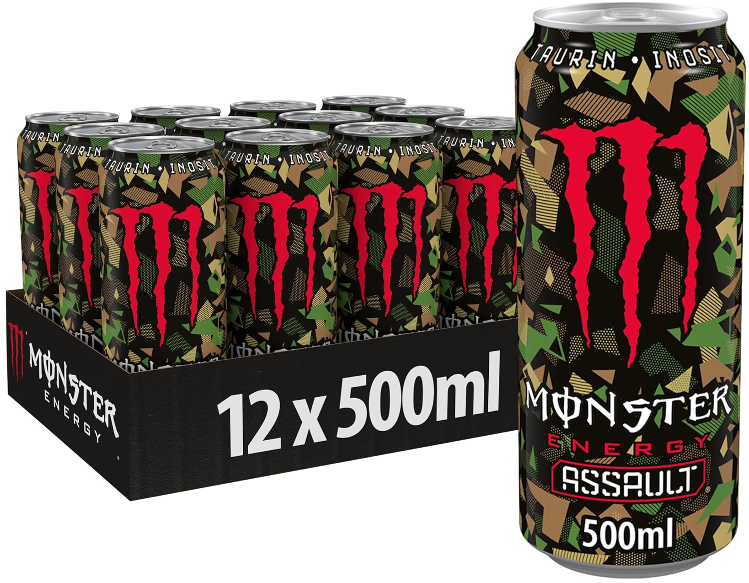 Monster Energy® Assault - koffeinhaltiger Energy-Drink mit Cola-Bourbon-Geschmac