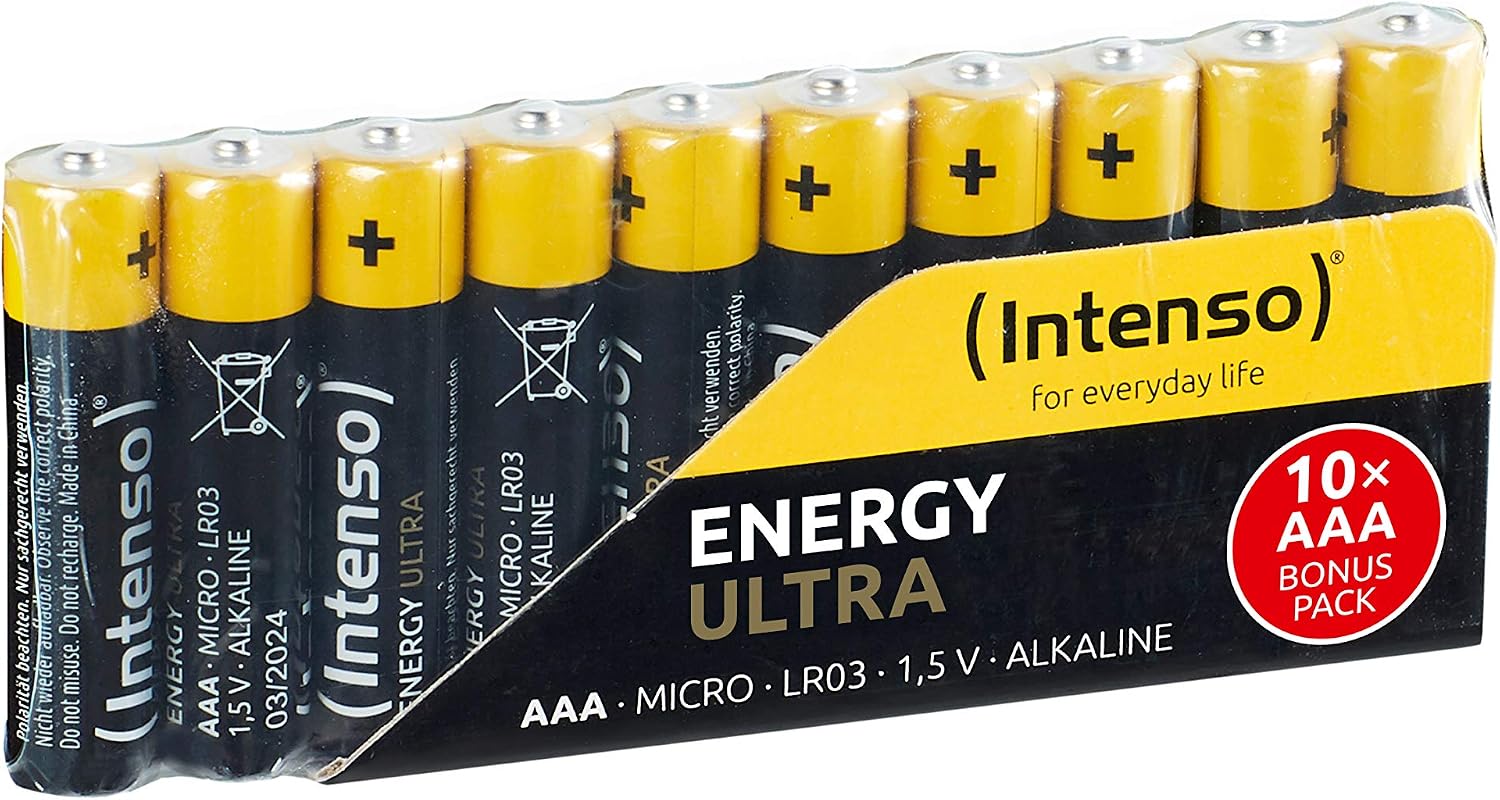 Intenso Energy Ultra AAA LR03 Micro Alkaline Batterien 24 Stueck Gelb-Schwarz