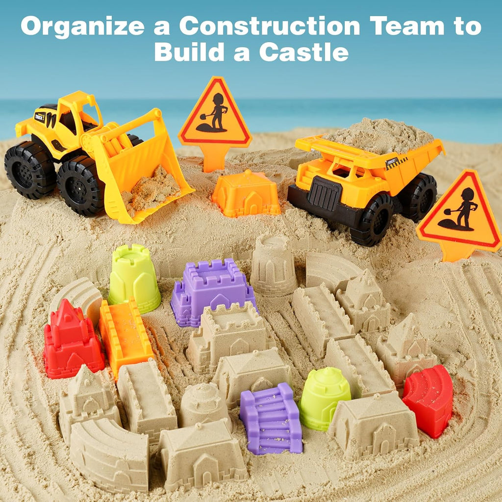 Sandspielzeug 26-teilig Kinder Strand Set mit Eimer Schaufel Foermchen