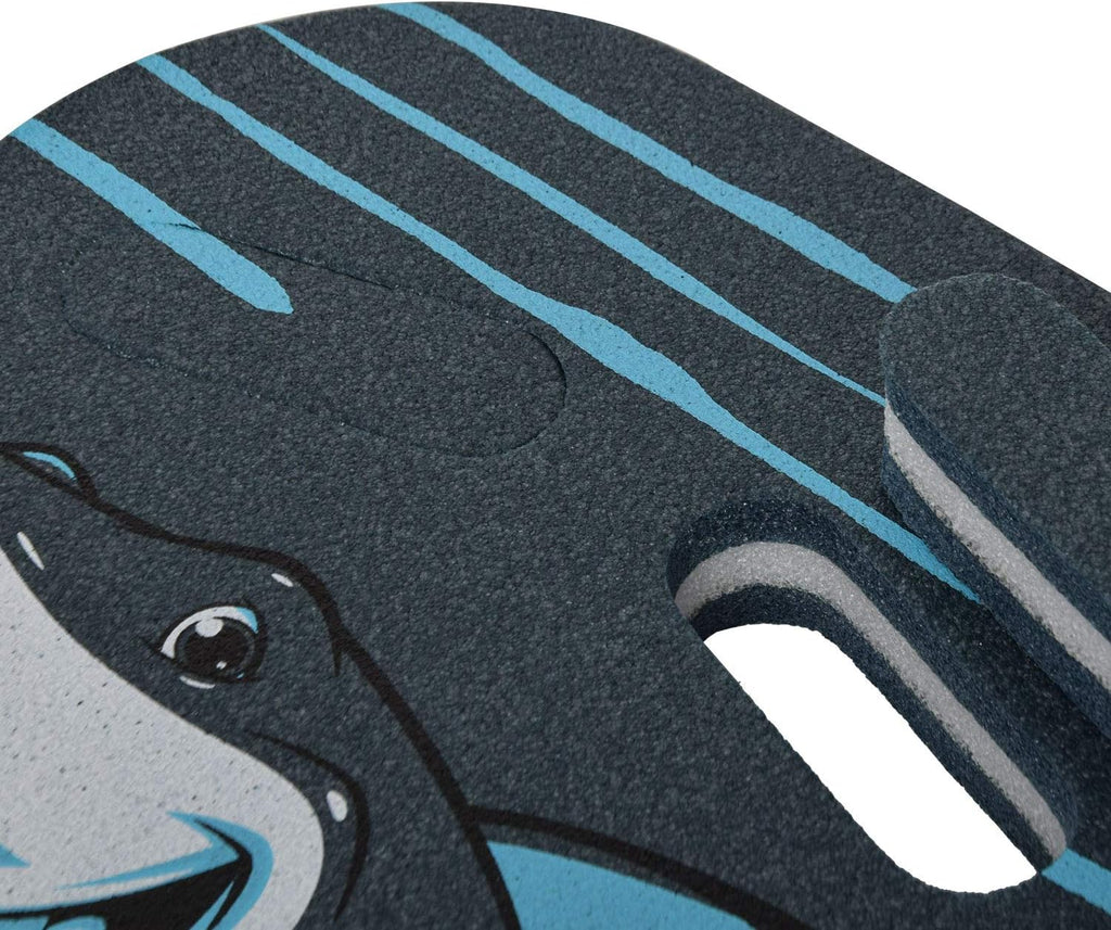 BECO Schwimmbrett Kickboard mit Griffmulden 47x31x3,6 cm fuer Kinder & Erwachsene