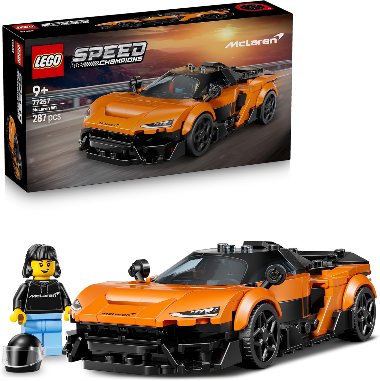 LEGO Speed Champions McLaren Senna GTR Modellauto mit Fahrer-Minifigur
