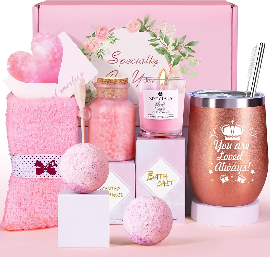 LIVEHITOP Geschenkset fuer Frauen - Geschenkbox Geburtstag Freundin Mama Schweste