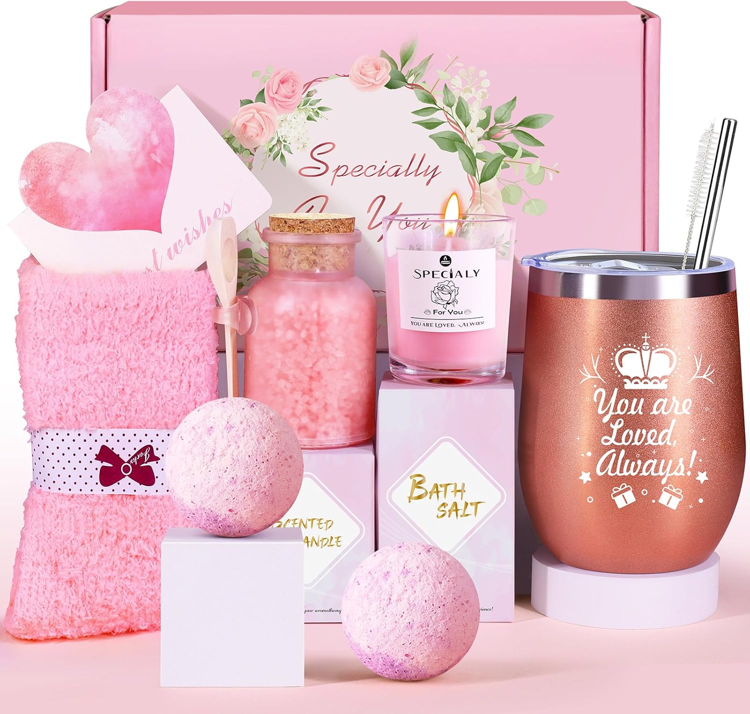 LIVEHITOP Geschenkset fuer Frauen - Geschenkbox Geburtstag Freundin Mama Schweste