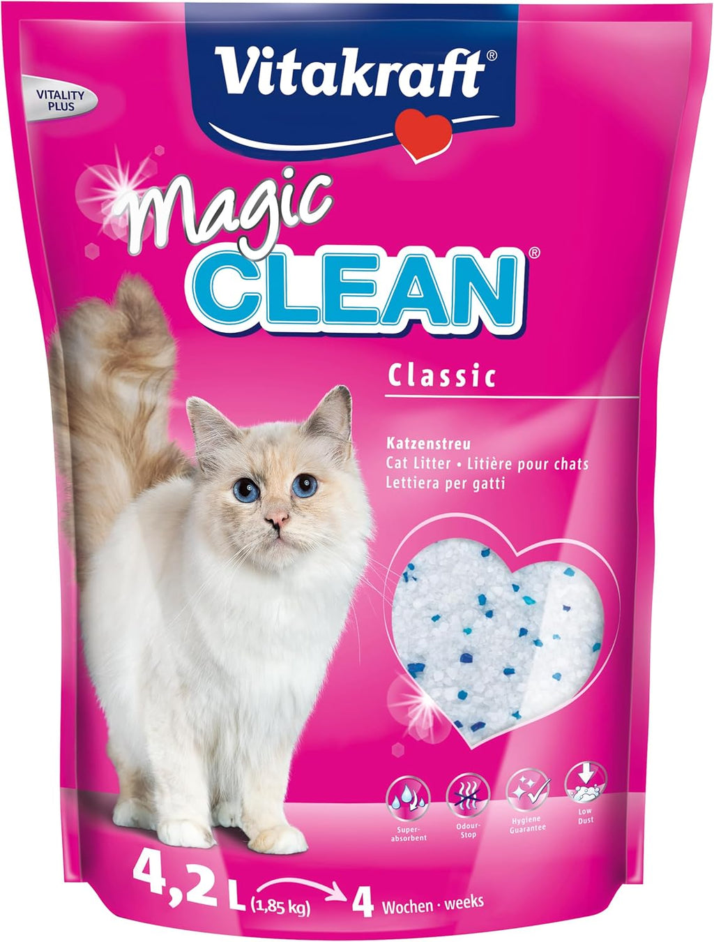 Katzenstreu Mineralkuegelchen 1er-2er Pack nicht klumpend bakterienhemmend