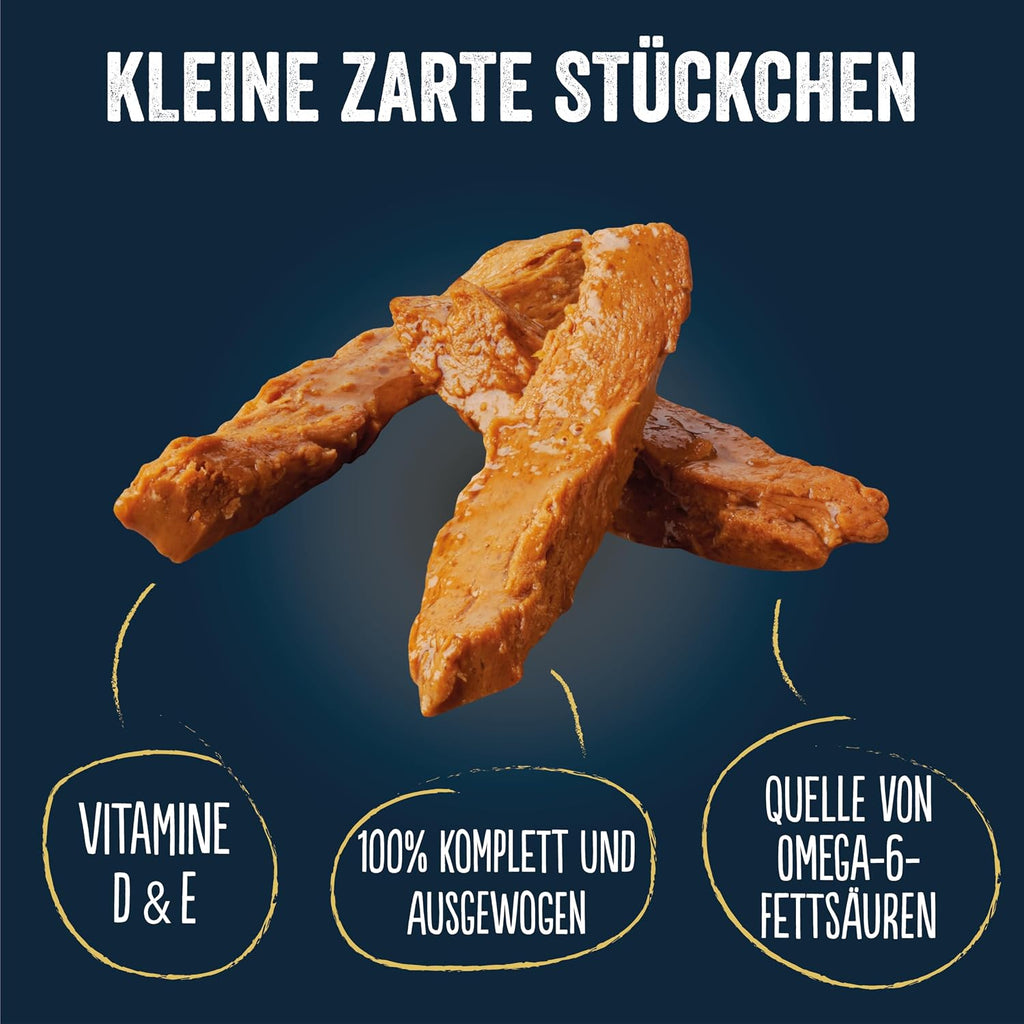 Felix Tasty Shreds Katzenfutter nass in Sauce 6 x verschiedene Sorten