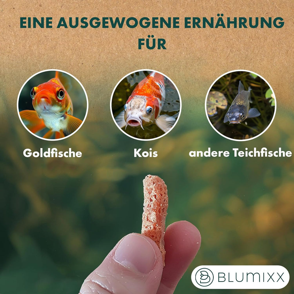 Teichfutter Sticks Mix Tricolore - Koifutter Goldfischfutter mit Vitaminen