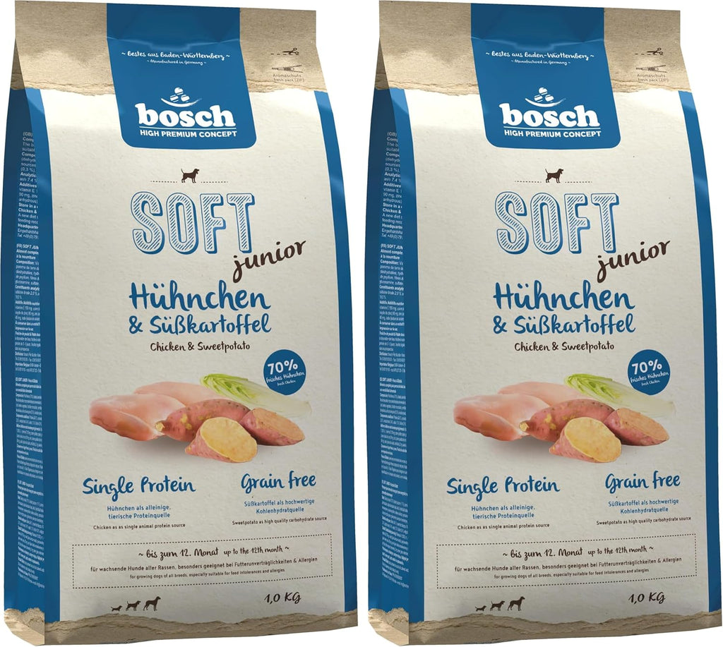bosch HPC SOFT Junior Hundefutter Huehnchen Suesskartoffel grain-free