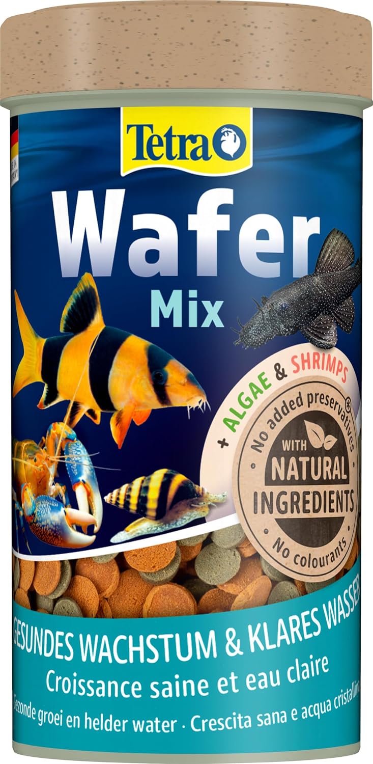 Tetra Wafer Mix Fischfutter fuer Bodenfische, Welse und Krebse