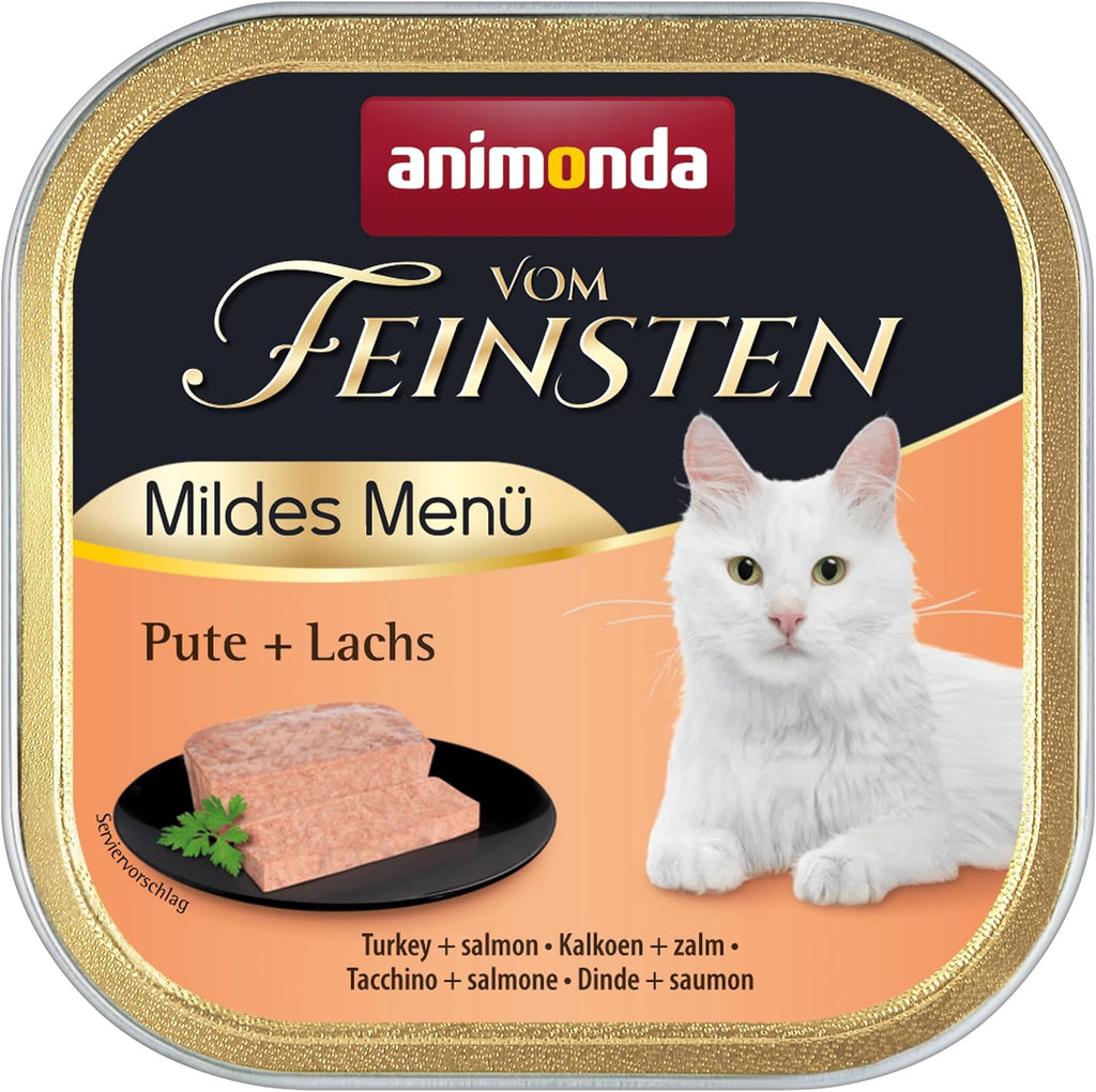 Animonda Vom Feinsten Mildes Menue Katzenfutter Pute 32x100g verschiedene Sorten