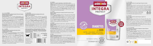 animonda INTEGRA PROTECT Katzenfutter nass Diabetes Huhn 8x85g Diaet
