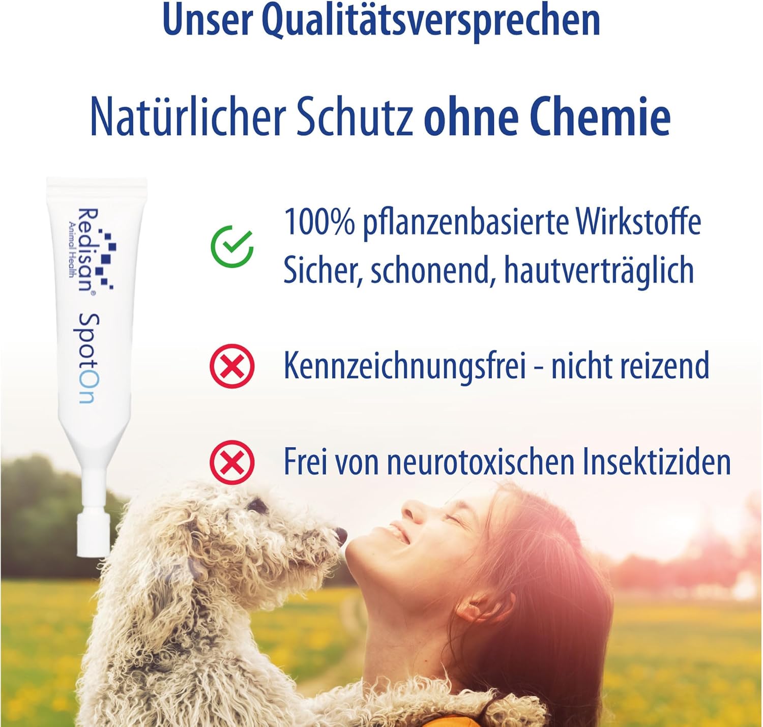 Spot on Hund pflanzenbasiertes Zeckenmittel bis 15 Wochen Schutz ohne Chemie