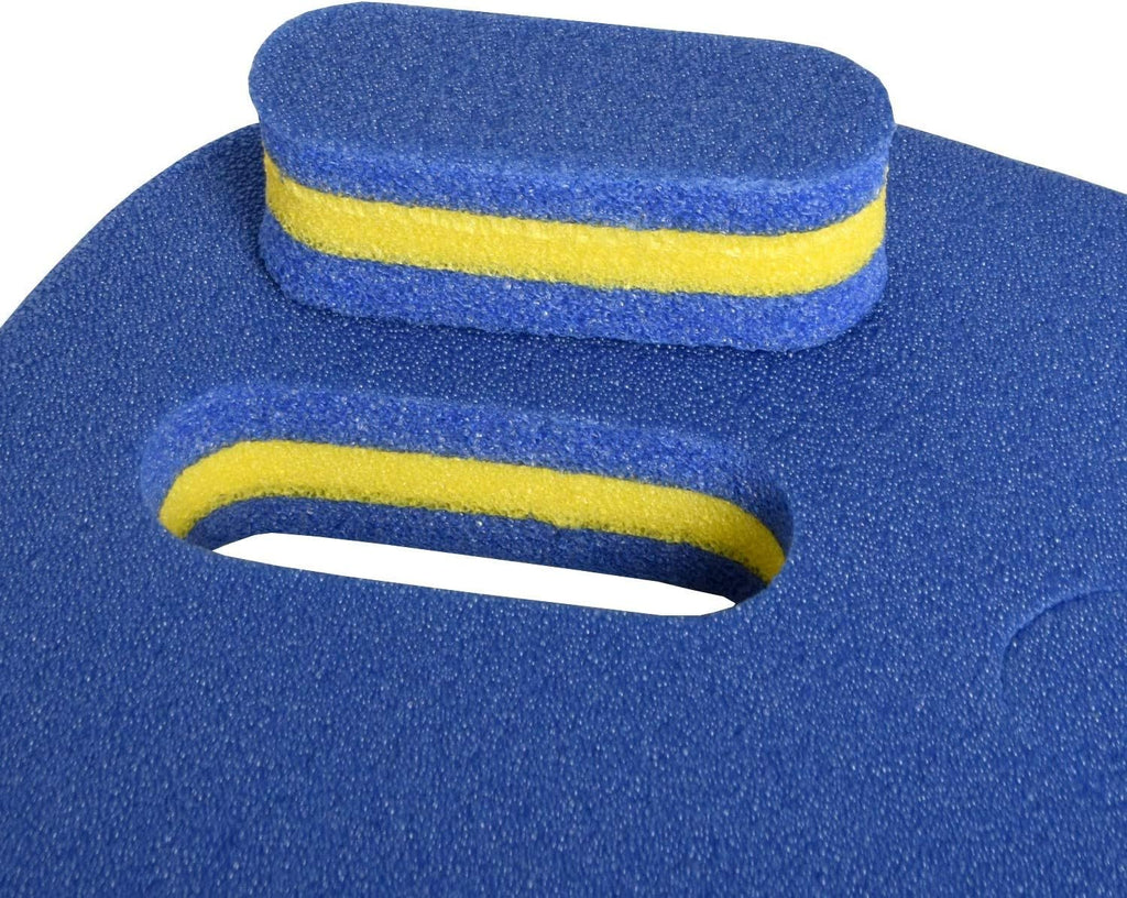 BECO Schwimmbrett Kickboard mit Griffmulden 47x31x3,6 cm fuer Kinder & Erwachsene