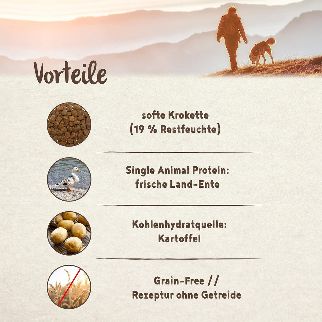 Hundefutter halbfeucht Huehnchen Banane 1- Single Protein grain-free verschie