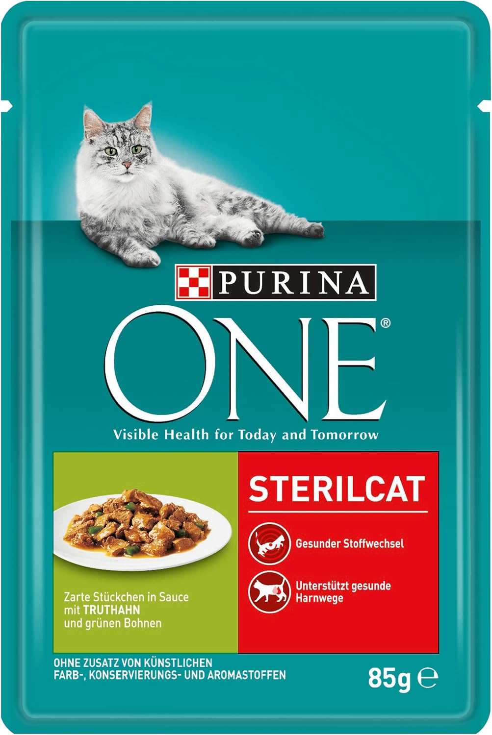 Purina ONE Sterilcat Nassfutter Lachs verschiedene Sorten 26 x