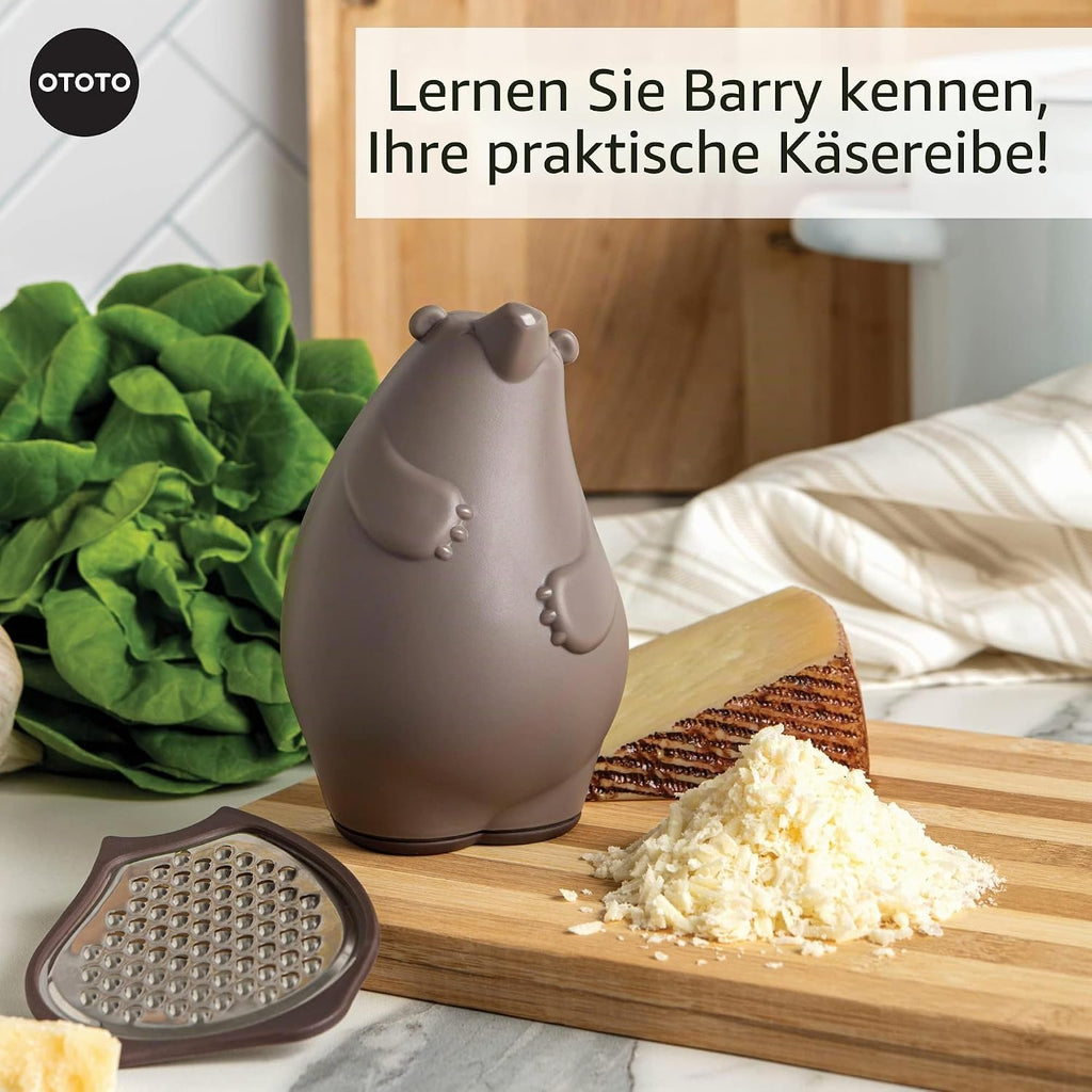 OTOTO Barry The Box Kaesereibe Edelstahl kompakt Kuechenreibe