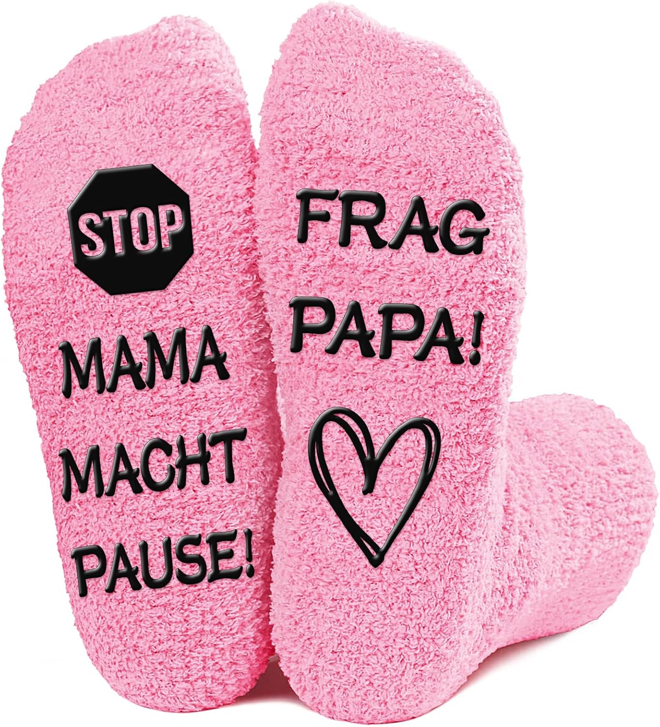 Socken Damen 38-41 rutschfest Baumwolle lustige Motive Geschenk fuer Mama