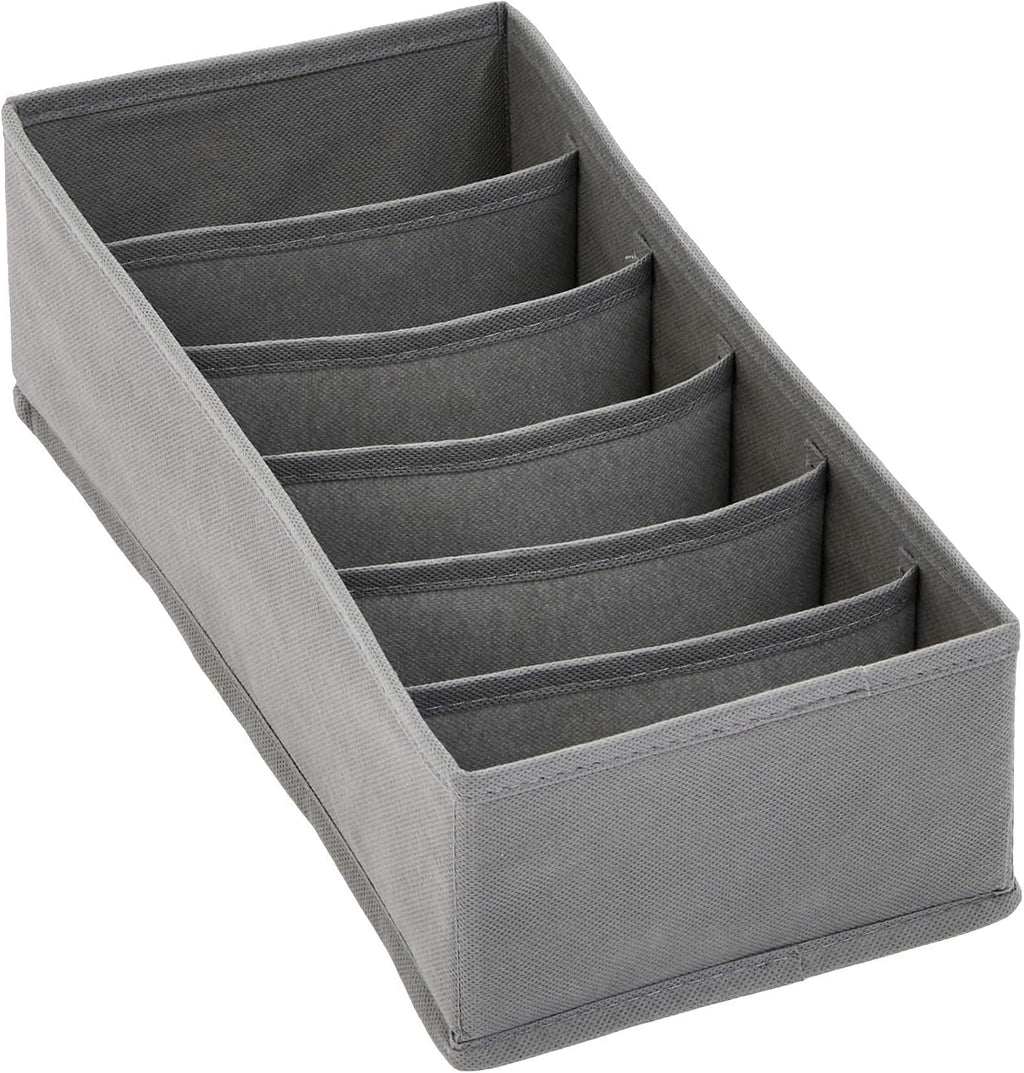 Basics Schubladen Organizer 6‑teilig faltbares Ordnungssystem fuer Kleidung
