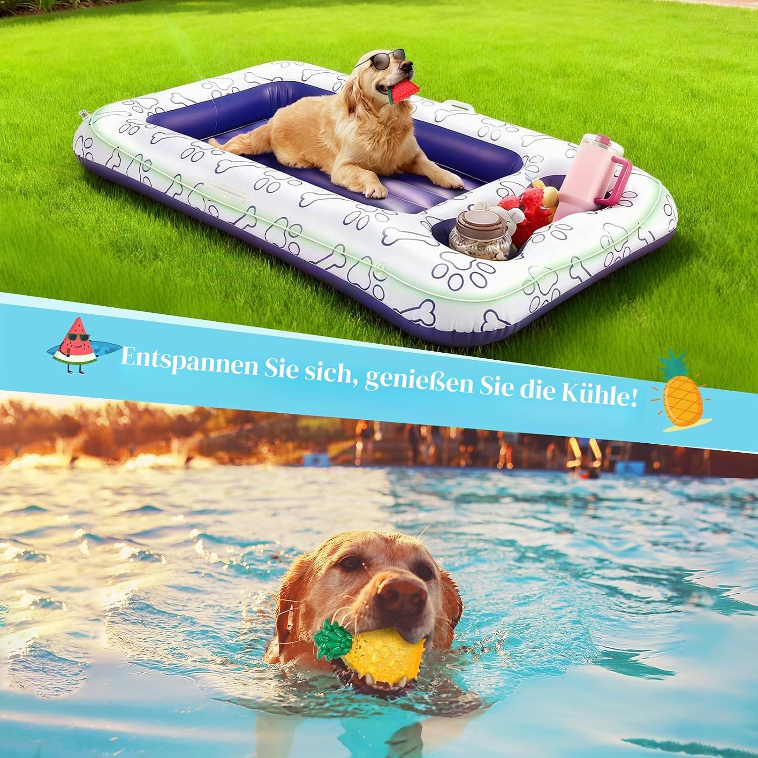 Pawaboo Hundespielzeug 2er Set Kauspielzeug Sommer Kuehlspielzeug Wassermelone An