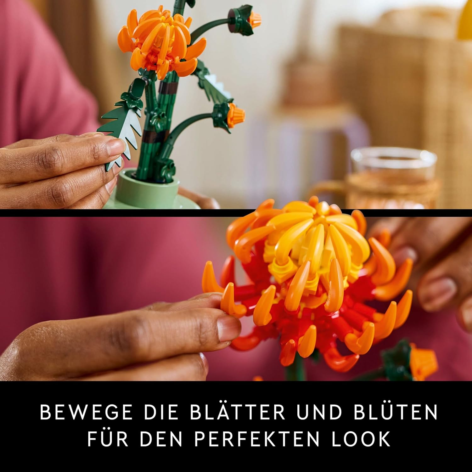 LEGO 10343 Botanicals Mini Orchidee Set Pflanzenmodell Bausatz