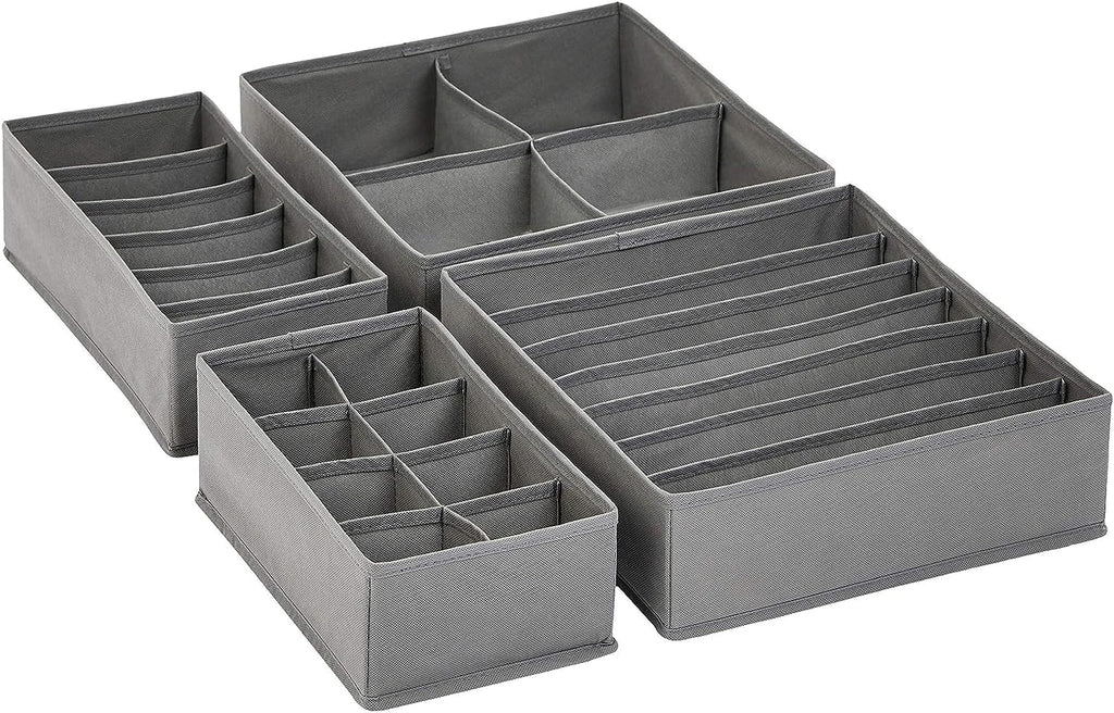 Basics Schubladen Organizer 6‑teilig faltbares Ordnungssystem fuer Kleidung
