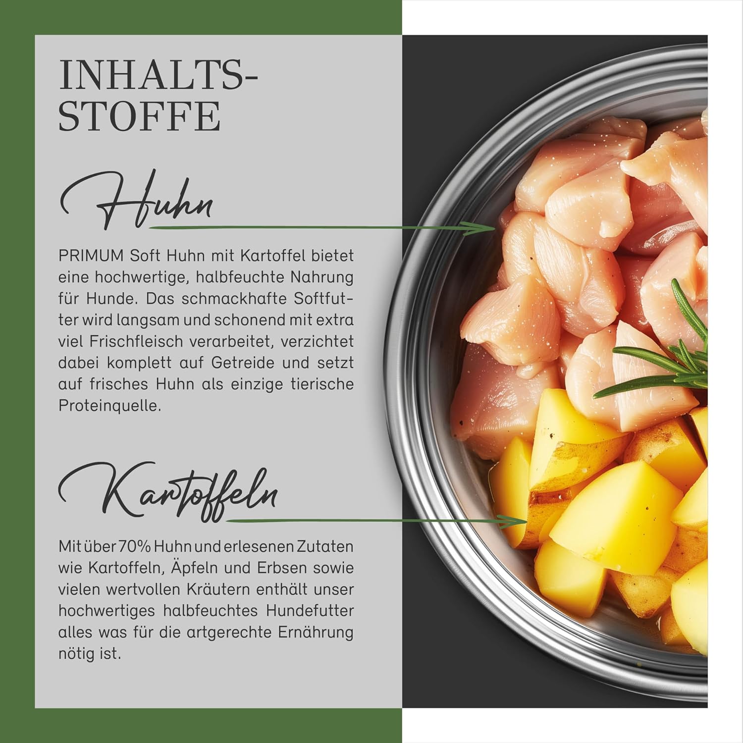 Soft Adult Hundefutter 70% frisches Fleisch - verschiedene Sorten