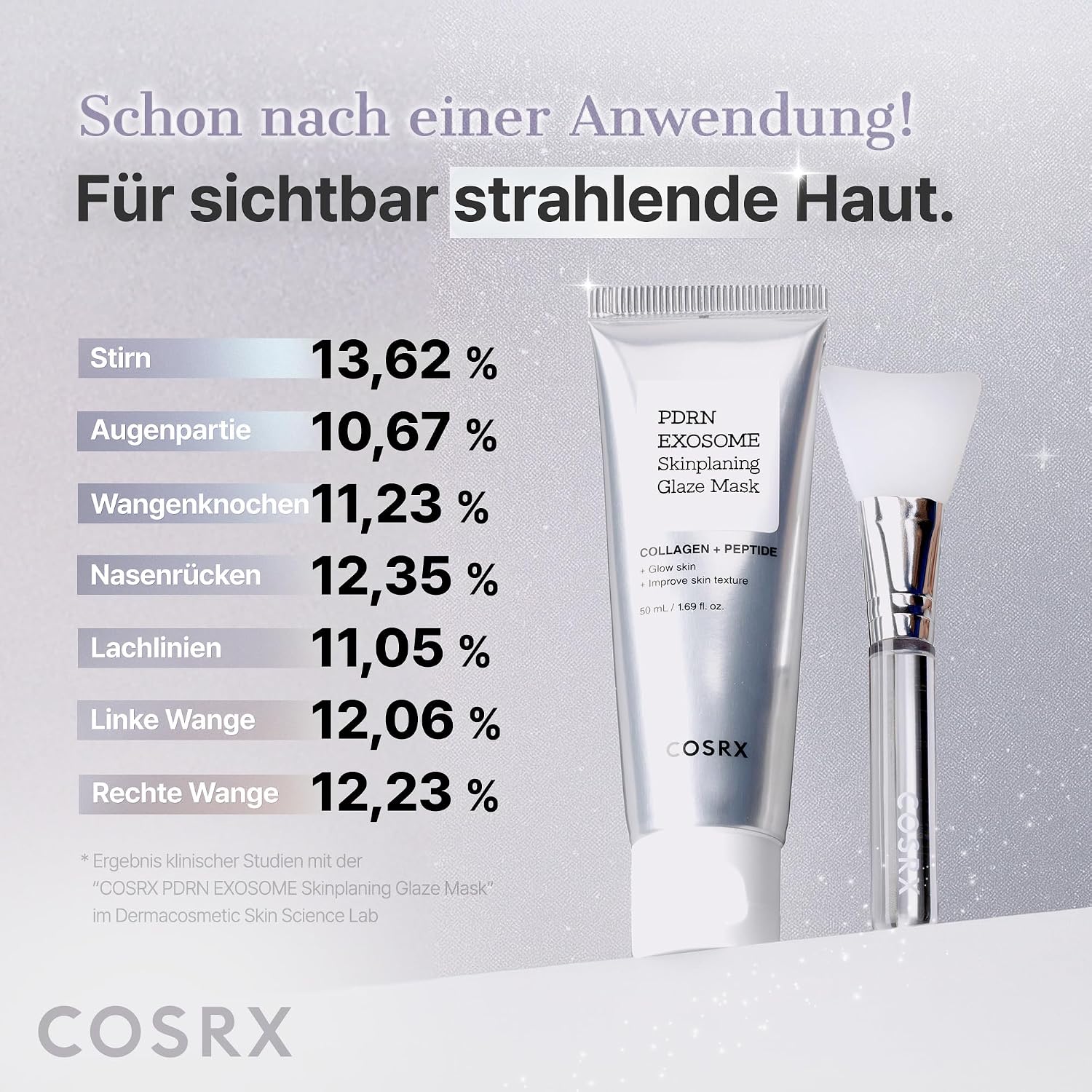 COSRX PDRN Exosome Glaze Mask 50 ml Nachtcreme Collagen Glass Skin
