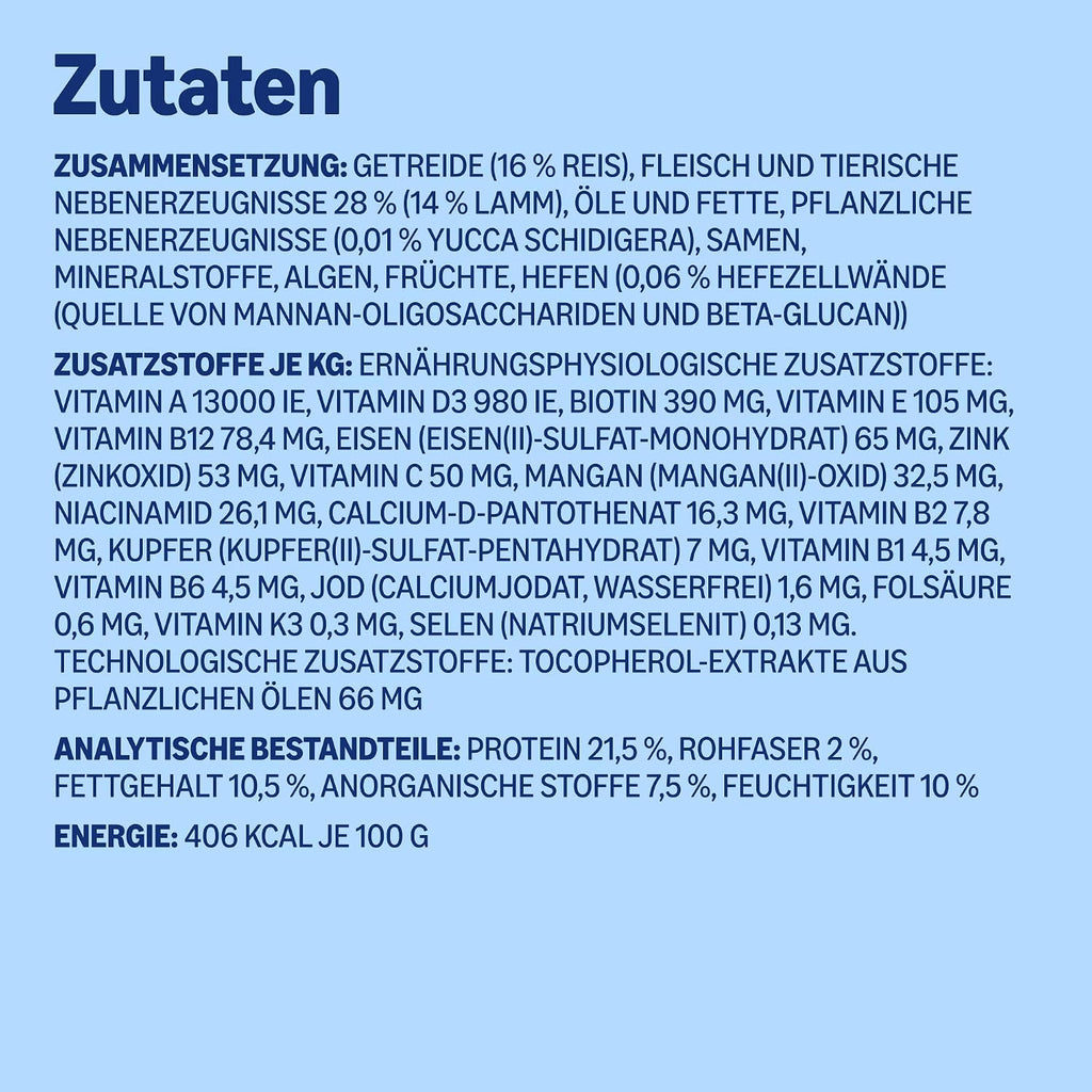 Hundetrockenfutter Lamm & Reis 5 kg Vollwertig