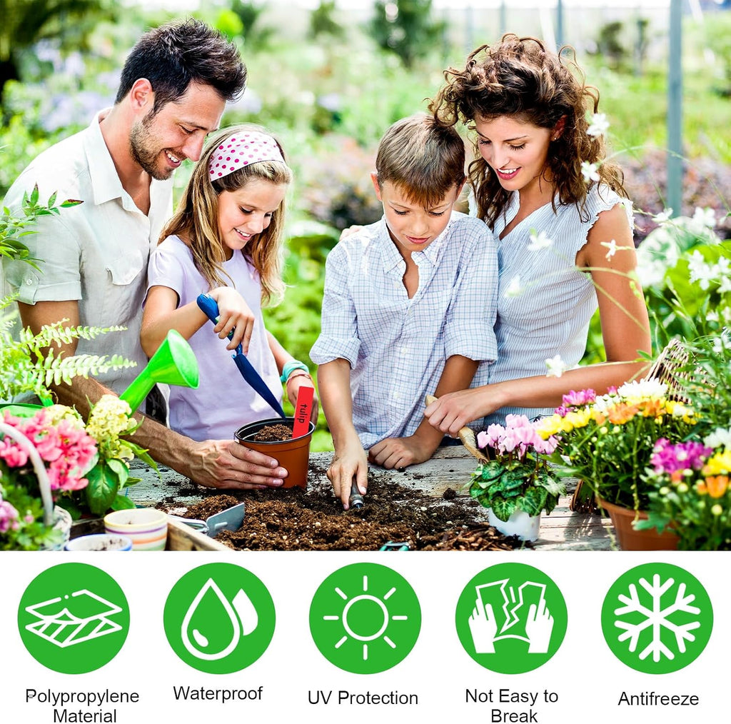 Pflanzenschilder Kunststoff 600 Stueck 10 x 2 cm wetterfest Gartenetiketten