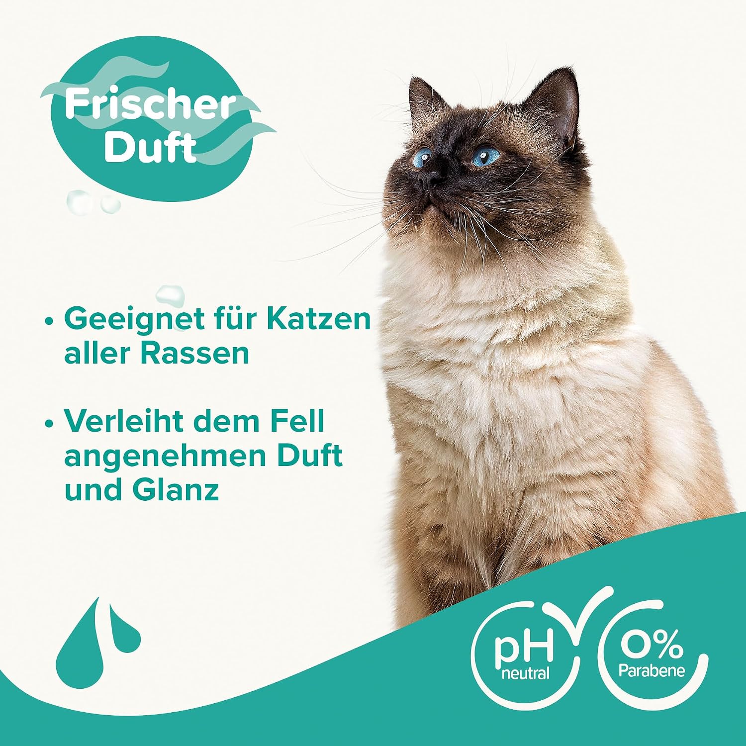 Beaphar Katzen Shampoo mit Macadamiaoel und Aloe Vera pH-neutral 1er Pack