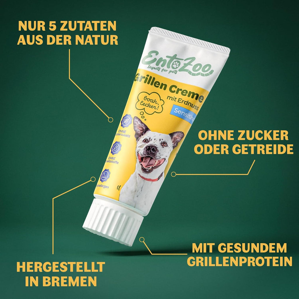 Hundesnack Insekten Erdnuss Leberwurst Tube verschiedene Sorten
