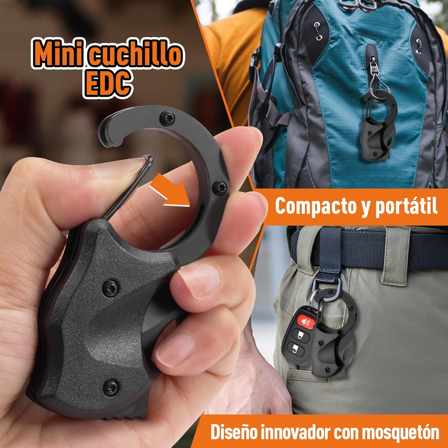 ZOOI Taschenmesser Klappmesser Multitool Outdoor Geschenk fuer Maenner