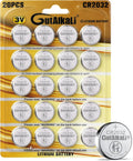 Gutalkali CR2032 20er Pack 3V Lithium Knopfzellen CR 2032