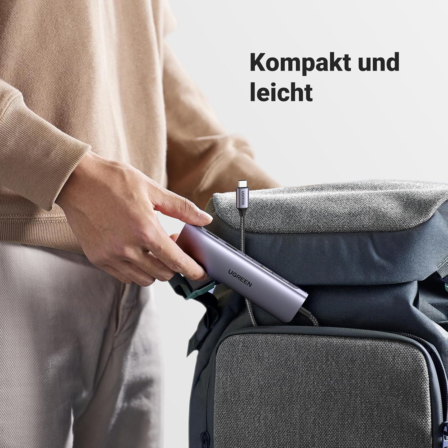 UGREEN Revodok USB-C Hub mit HDMI 4K, PD 100W, SD Kartenleser