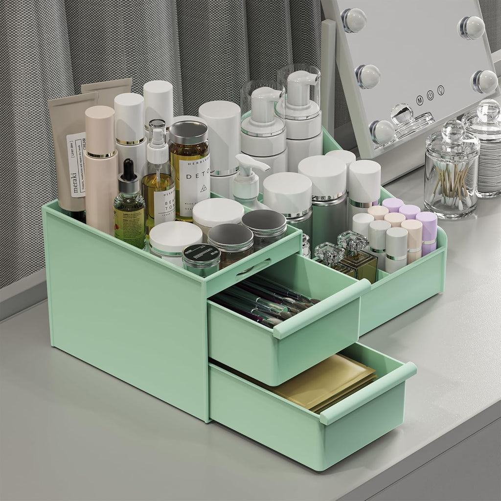 Grosser Make-up Organizer mit Schubladen Kosmetik Aufbewahrungsbox