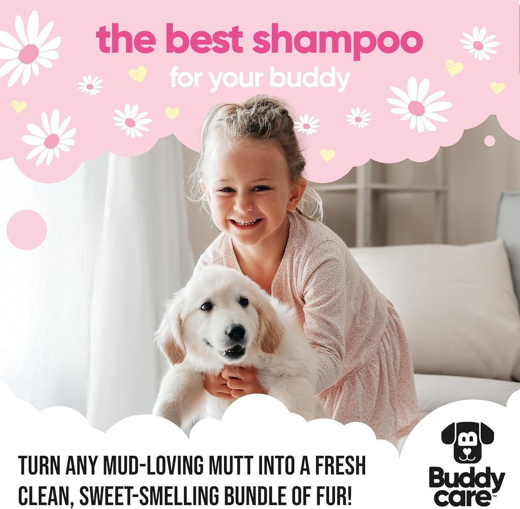 Buddycare 2in1 Hundeshampoo Conditioner fuer alle Rassen, verschiede