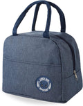 Hemiks Kuehltasche klein faltbar Isolierte Lunchtasche fuer Schule Buero