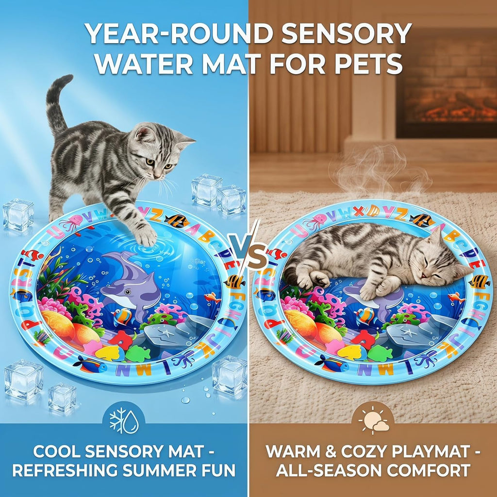 Cat Water Upstream Lotus Wasserspiel Matte fuer Katzen und Hunde interaktiv