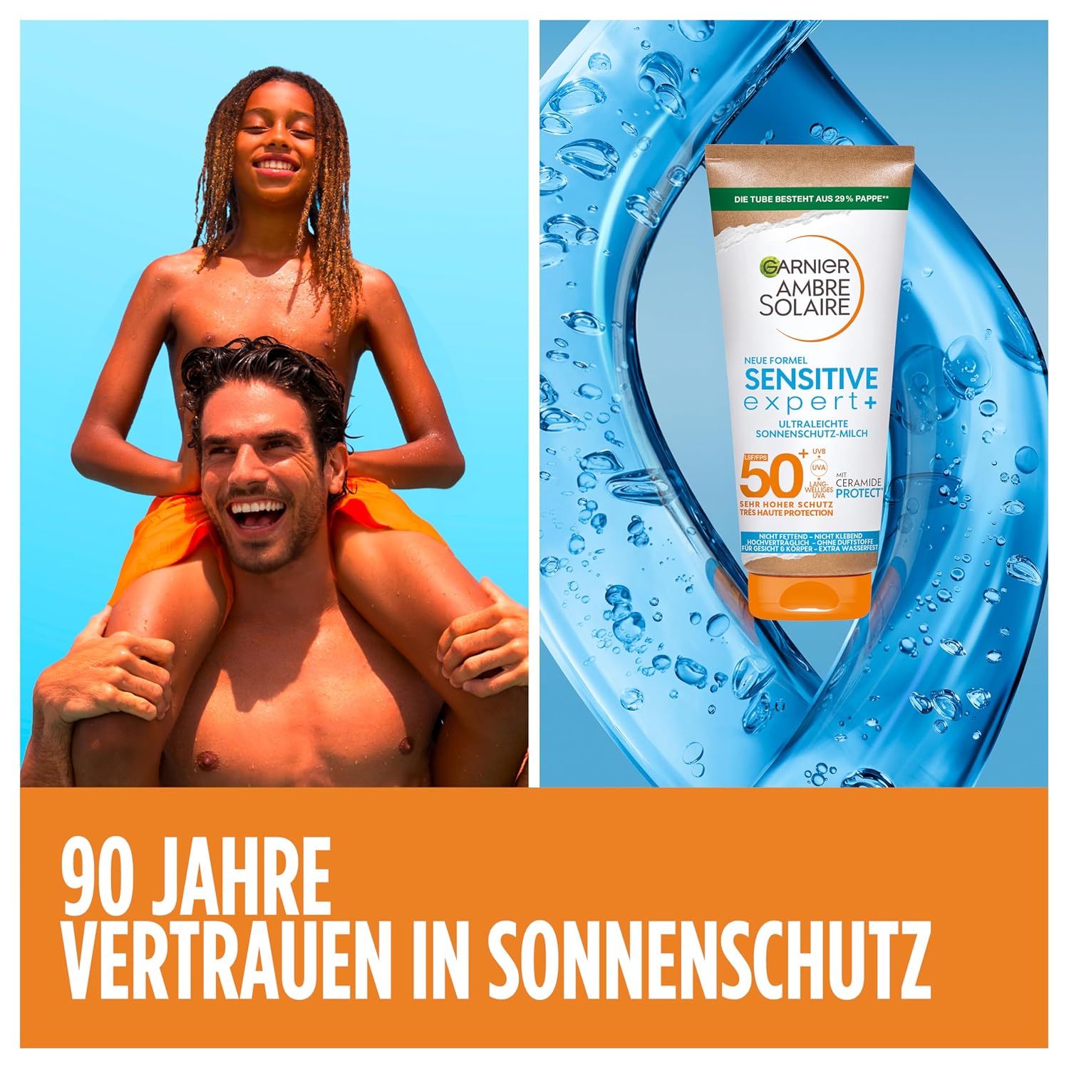 Garnier Ambre Solaire Sensitive Expert+ Sonnenmilch LSF 50+ 175ml