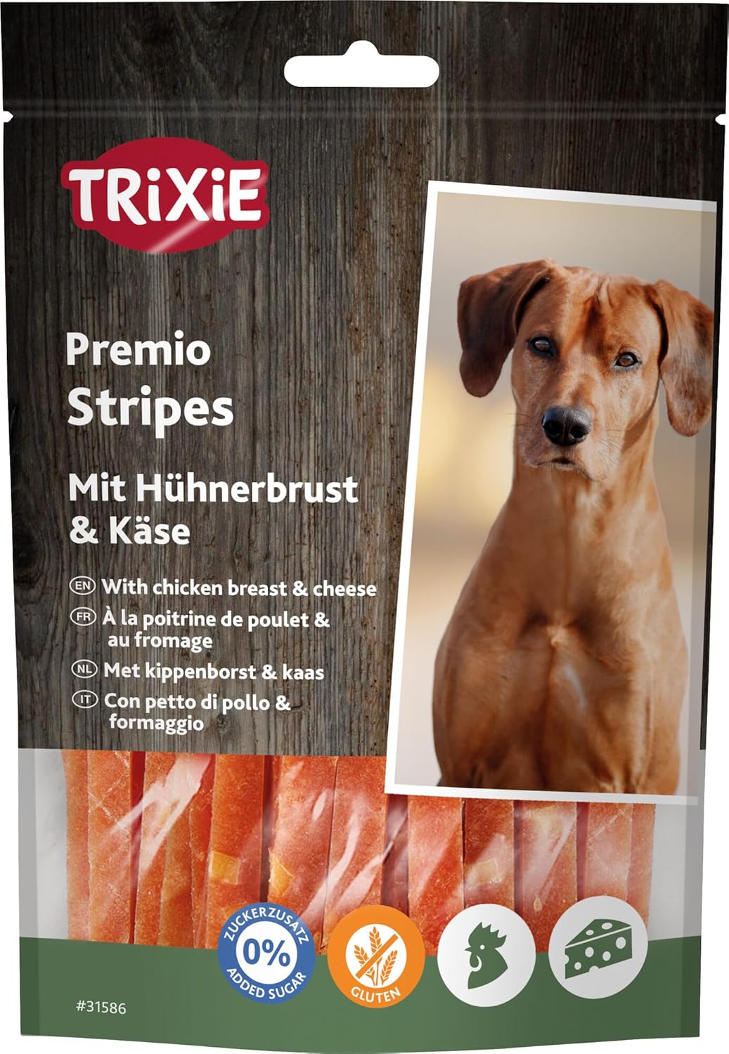 Trixie TX-31586 Premio Chicken Cheese Stripes