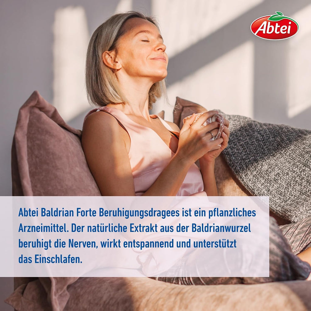 Abtei Baldrian Forte 30 Dragees pflanzlich hochdosiert