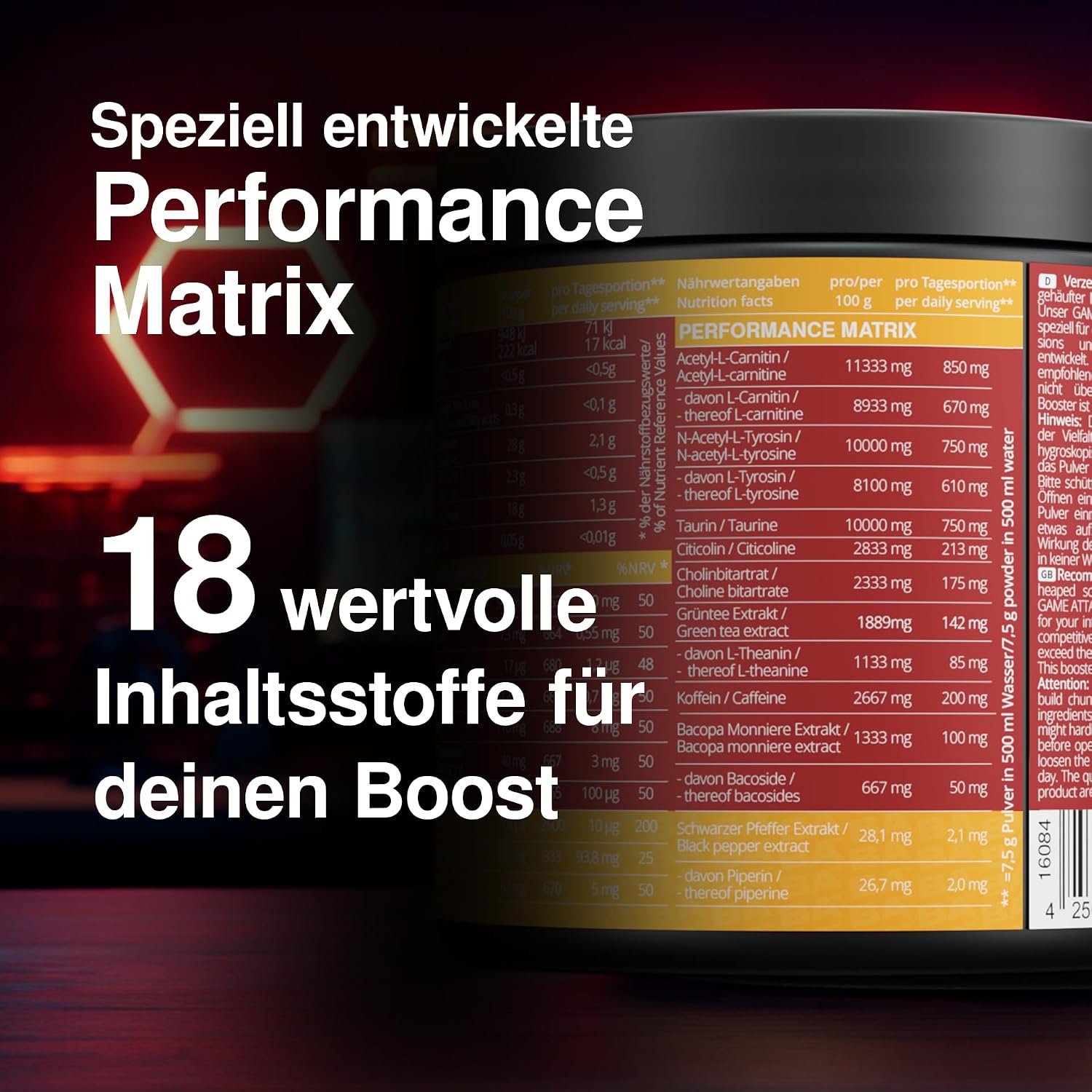 Booster Bubble Blast Energy Drink Pulver 40 Portionen Made in Germany vers