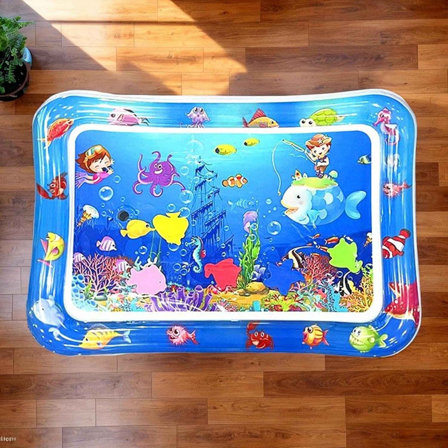 Wassermatte fuer Katzen 66x47 cm aufblasbar sensorisch interaktiv Kissen