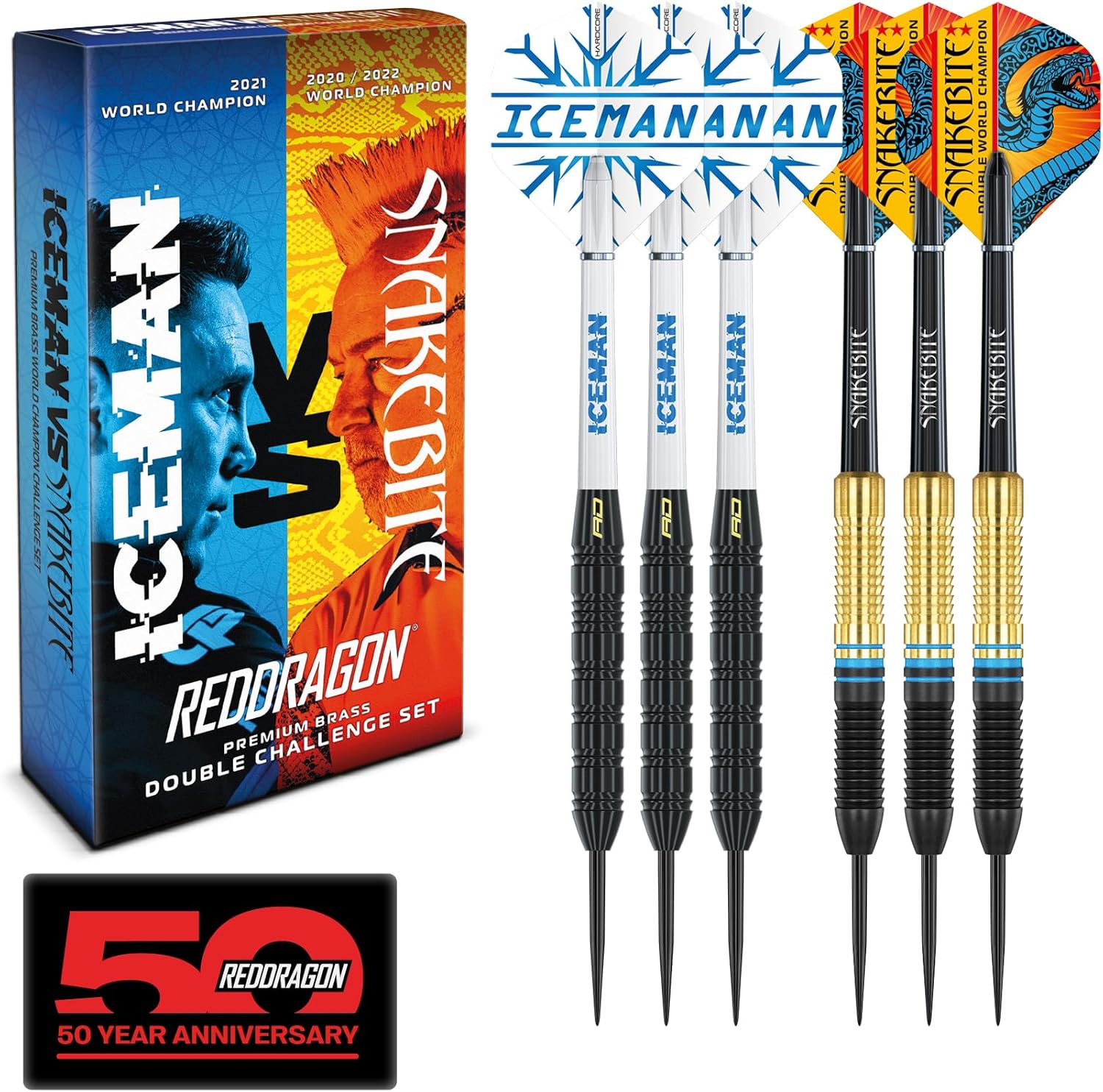 Red Dragon DWC Messing Steeldarts Set Peter Wright Gerwyn Price