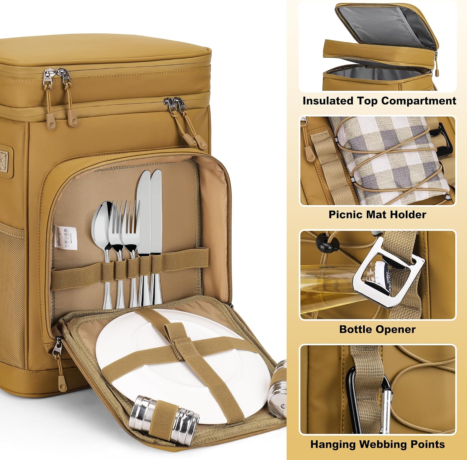 Kuehlrucksack wasserdicht Thermo-Kuehltasche Rucksack fuer Camping Picknick Str