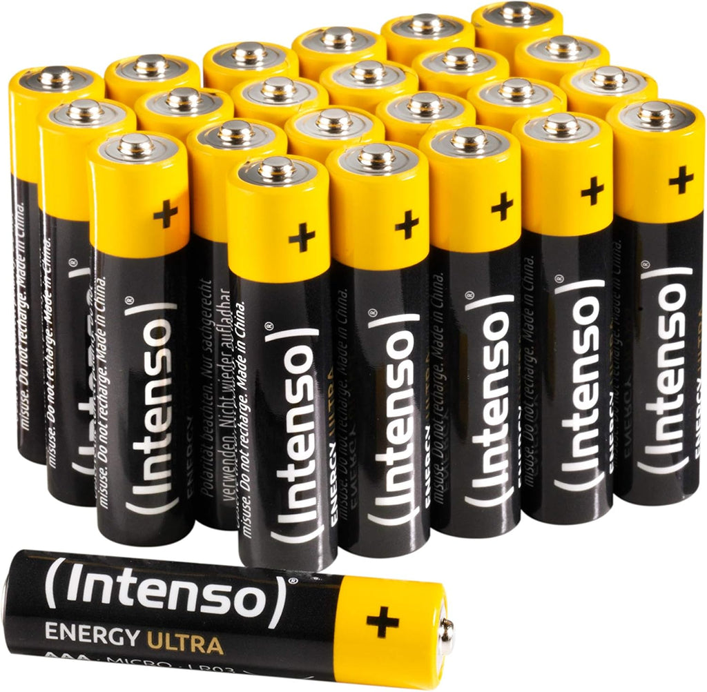 Intenso Energy Ultra AAA LR03 Micro Alkaline Batterien 24 Stueck Gelb-Schwarz