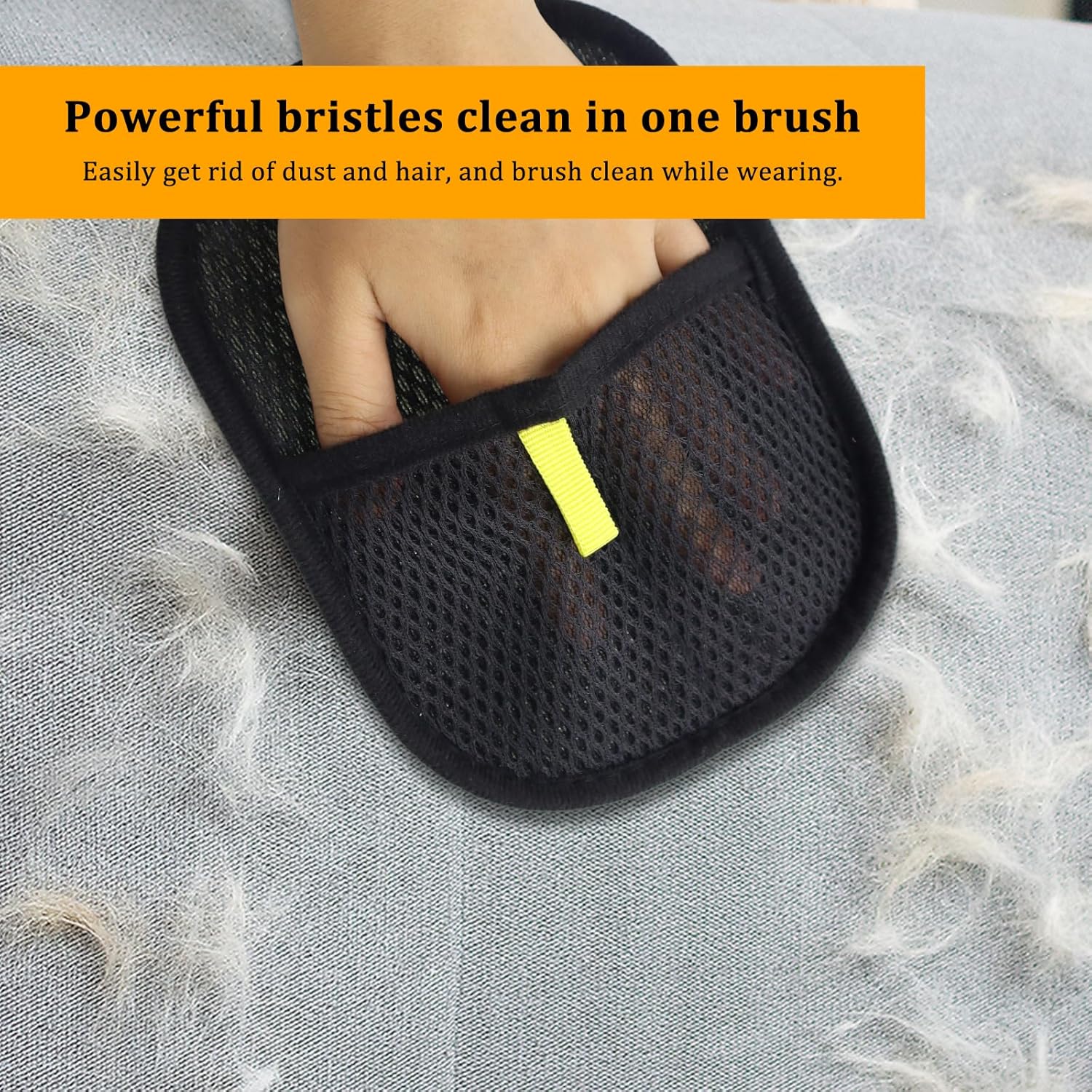 Tierhaarentferner Handschuh 4er Set Hund Katze Antistatisch Fellpflege Handschuh