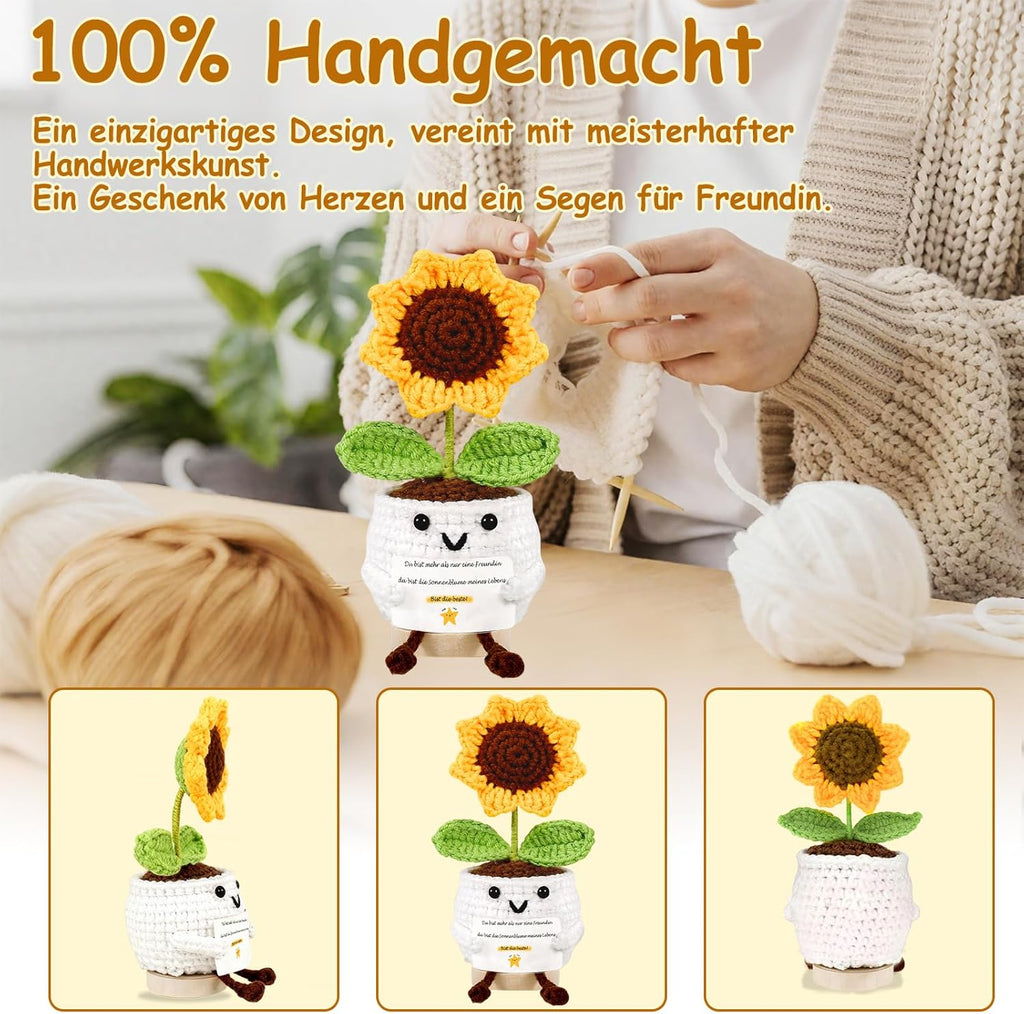Gehaekeltes Herz Anhaenger Gluecksbringer Geschenk Valentinstag