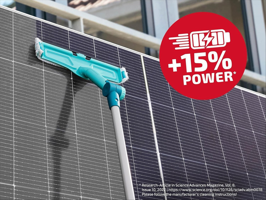 Leifheit Fensterwischer 4in1 Click System Fensterabzieher Glasreiniger