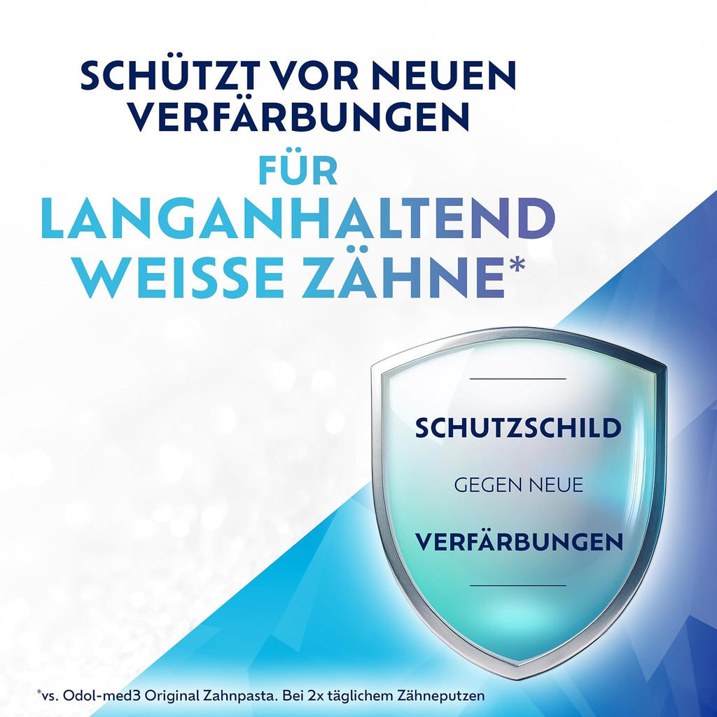 Odol‑Med3 White Renew Zahnpasta 4 x 75 ml gegen Verfaerbungen