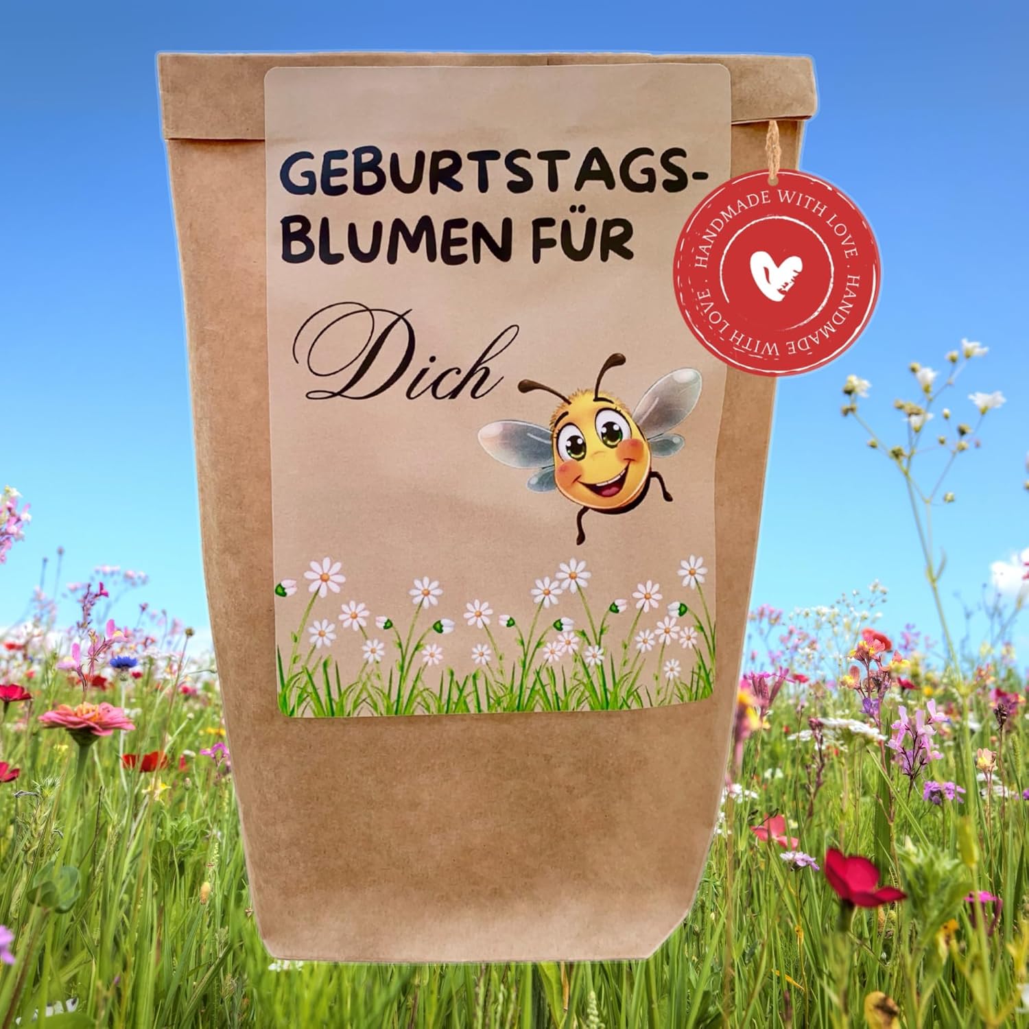Geburtstagsgeschenk Pflanzset Blumen Samen Geschenk Fuer Frauen Wundertuete